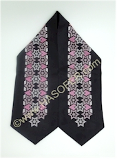 Silver & Pink Jewish Stars