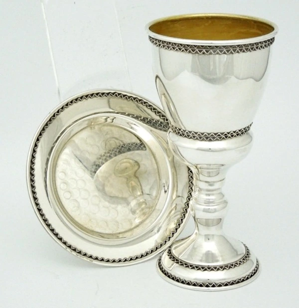 Kiddush Goblet & Coaster