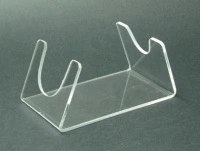 Lucite Ram's Horn Shofar Stand