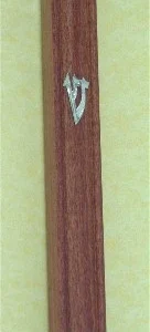 Square wing-design stained wood