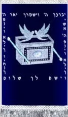 Aron HaBrit Silver Torah Mantel