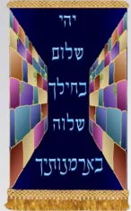 Kotel in Colors Torah Mantel