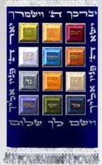 Choshen Silver Torah Mantel