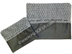 Talis and tefillin bags. Cotton/polyester fabric.