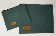 Talis and tefillin bags. Cotton/polyester fabric.